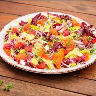 Wintersalat mit Blutorangen
