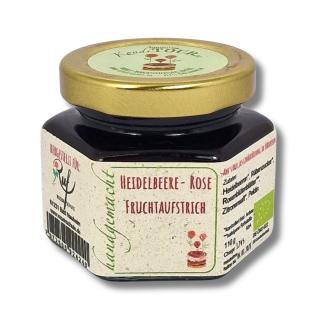 Heidelbeere-Rose Fruchtaufstrich