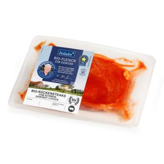 Rückensteak v. Schw., gewürzt
