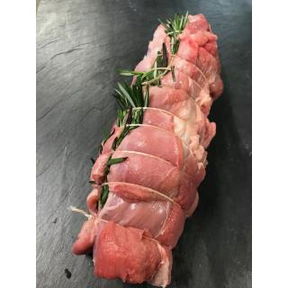 Lamm-Rosmarin-Braten gerollt