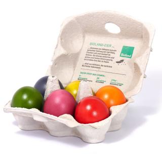 Eier bunt, gekocht 6 Stück