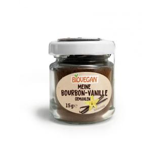 Bourbon-Vanille gemahlen, im Glas