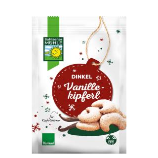 ! Dinkel Vanillekipferl Weihnachtsedition