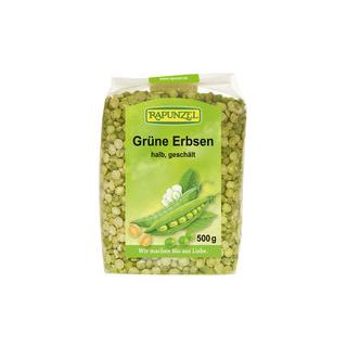 Erbsen grün, halb, geschält
