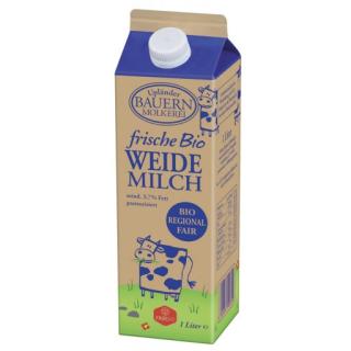 Hessische Weidemilch 3,7% Karton