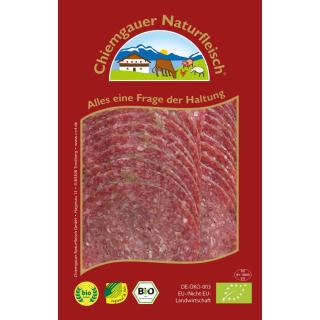 Edelsalami geschnitten