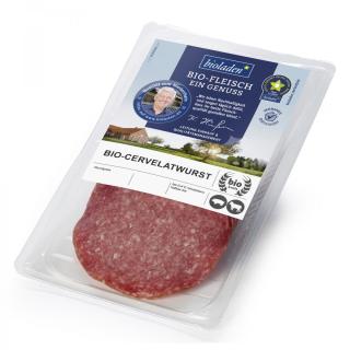 Cervelatwurst, geschnitten