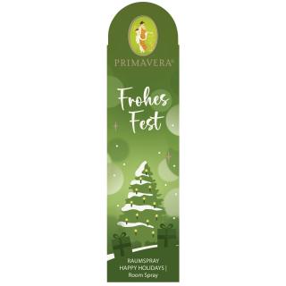Geschenkanhänger Raumspray Frohes Fest