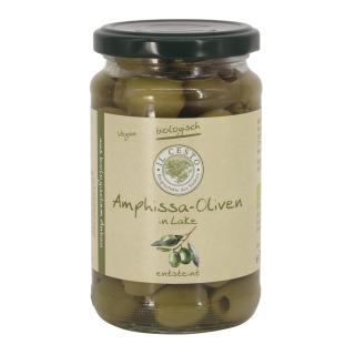 Amphissa grüne Oliven ohne Stein