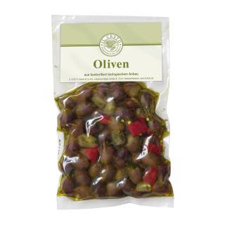 Ital. Leccino-Oliven pikant mariniert