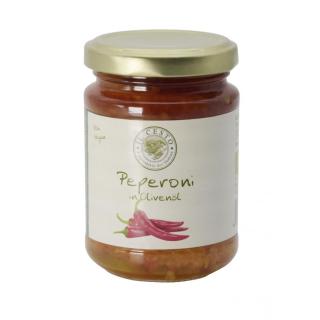 Peperoni in Olivenöl