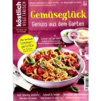 köstlich vegetarisch - Juli-August 2025