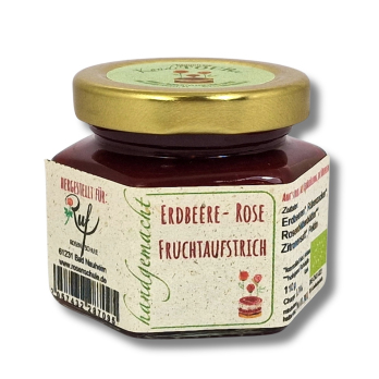 Erdbeere-Rose Fruchtaufstrich