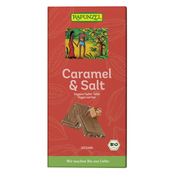 vegane Hafer-Tafel Caramel & Salt