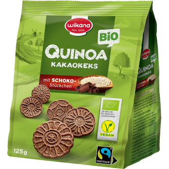Quinoa Kakaokeks mit Schokostückchen