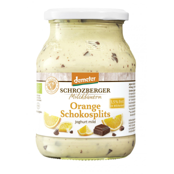 Joghurt Orange Schokosplits