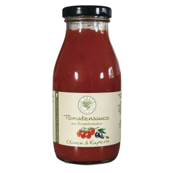 Tomatensauce m. Oliven & Kapern