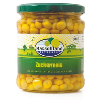 Zuckermais im Glas