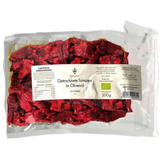 Getrocknete Tomaten in Olivenöl