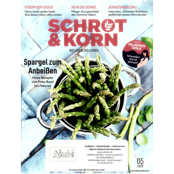 Zeitschrift Schrot & Korn Mai 2026