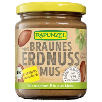 Erdnussmus braun