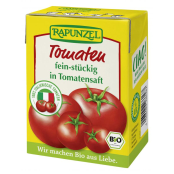 Tomaten fein-stückig in Tomatensaft