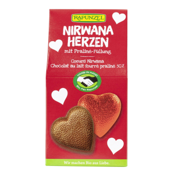 Nirwana-Schokoherzen 8 Stück
